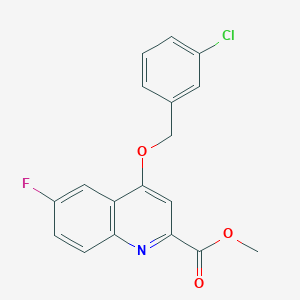 1-[(1-{3-[(4-Methylphenyl)thio]pyrazin-2-yl}piperidin-3-yl)carbonyl]azepane