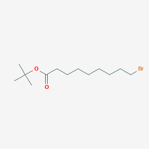 molecular formula C13H25BrO2 B3100045 叔丁基 9-溴壬酸酯 CAS No. 135982-11-5