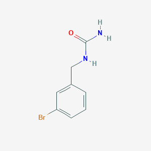 molecular formula C8H9BrN2O B3100065 [(3-溴苯基)甲基]脲 CAS No. 135996-84-8