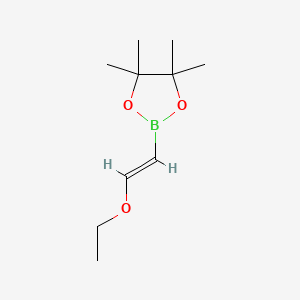 molecular formula C10H19BO3 B3100081 (E)-2-(2-Ethoxyvinyl)-4,4,5,5-tetramethyl-1,3,2-dioxaborolane CAS No. 1360111-87-0