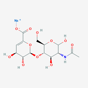 molecular formula C14H20NNaO11 B3100126 Heparin disaccharide IV-A sodium salt CAS No. 136098-07-2