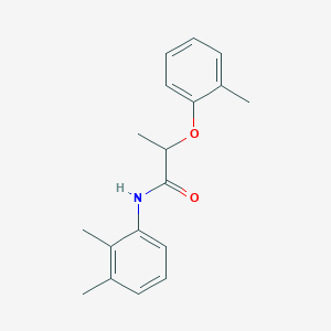 molecular formula C18H21NO2 B310013 N-(2,3-dimethylphenyl)-2-(2-methylphenoxy)propanamide 