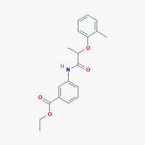Ethyl 3-{[2-(2-methylphenoxy)propanoyl]amino}benzoate