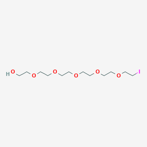 molecular formula C12H25IO6 B3100194 I-Peg6-OH CAS No. 136399-07-0