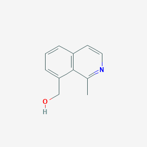 molecular formula C11H11NO B3100244 (1-Methylisoquinolin-8-yl)methanol CAS No. 136602-82-9