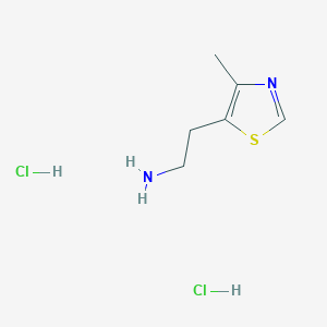 [2-(4-Methyl-1,3-thiazol-5-yl)ethyl]amine dihydrochloride