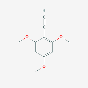 molecular formula C11H12O3 B3100256 2-乙炔基-1,3,5-三甲氧基苯 CAS No. 136612-71-0