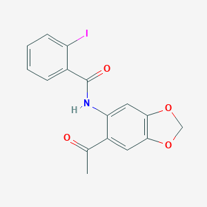 N-(6-acetyl-1,3-benzodioxol-5-yl)-2-iodobenzamide