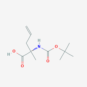 (S)-2-((tert-butoxycarbonyl)amino)-2-methylpent-4-enoic acid