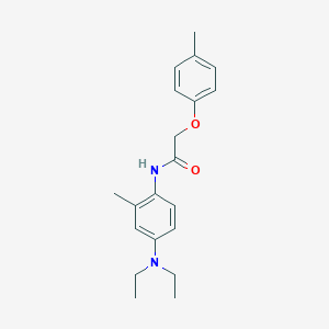 molecular formula C20H26N2O2 B310033 N-[4-(diethylamino)-2-methylphenyl]-2-(4-methylphenoxy)acetamide 