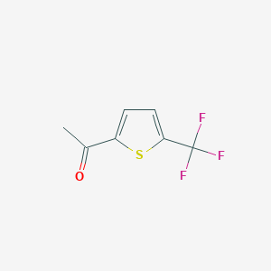 molecular formula C7H5F3OS B3100361 1-(5-(三氟甲基)噻吩-2-基)乙酮 CAS No. 1367959-32-7