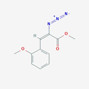 Methyl (E)-2-azido-3-(2-methoxyphenyl)prop-2-enoate