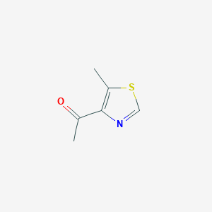 molecular formula C6H7NOS B3100376 1-(5-Methylthiazol-4-yl)ethanone CAS No. 1368187-44-3