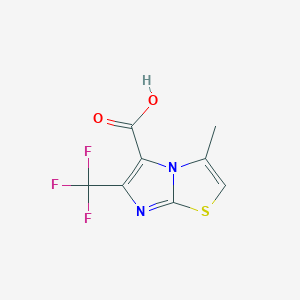 3-Methyl-6-(trifluoromethyl)imidazo[2,1-b]thiazole-5-carboxylic acid