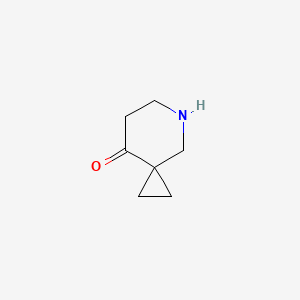 molecular formula C7H11NO B3100394 5-氮杂螺[2.5]辛烷-8-酮 CAS No. 1368365-00-7