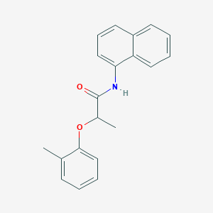 molecular formula C20H19NO2 B310040 2-(2-methylphenoxy)-N-(1-naphthyl)propanamide 