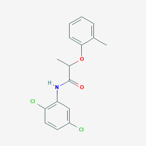 molecular formula C16H15Cl2NO2 B310041 N-(2,5-dichlorophenyl)-2-(2-methylphenoxy)propanamide 