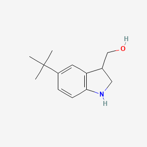 (5-tert-butyl-2,3-dihydro-1H-indol-3-yl)methanol