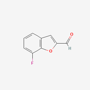 7-Fluorobenzofuran-2-carbaldehyde