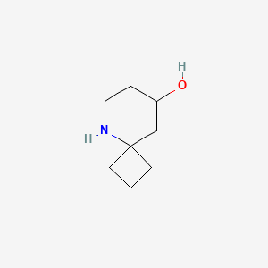 molecular formula C8H15NO B3100437 5-氮杂螺[3.5]壬烷-8-醇 CAS No. 1369162-15-1