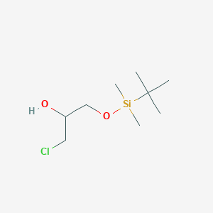 molecular formula C9H21ClO2Si B3100442 1-((tert-Butyldimethylsilyl)oxy)-3-chloropropan-2-ol CAS No. 136917-95-8