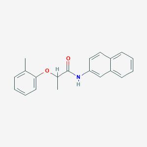 2-(2-methylphenoxy)-N-(2-naphthyl)propanamide