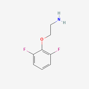 molecular formula C8H9F2NO B3100471 2-(2,6-Difluorophenoxy)ethylamine CAS No. 13697-90-0
