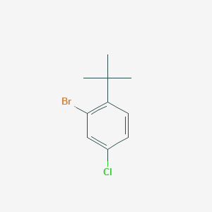 molecular formula C10H12BrCl B3100472 2-Bromo-1-tert-butyl-4-chlorobenzene CAS No. 1369776-71-5