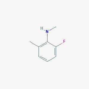 molecular formula C8H10FN B3100487 2-氟-N,6-二甲基苯胺 CAS No. 1369904-15-3