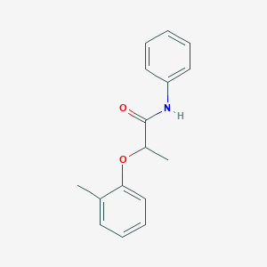 molecular formula C16H17NO2 B310049 2-(2-methylphenoxy)-N-phenylpropanamide 