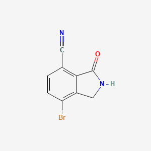 7-Bromo-3-oxoisoindoline-4-carbonitrile