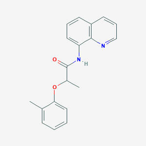 molecular formula C19H18N2O2 B310054 2-(2-methylphenoxy)-N-(8-quinolinyl)propanamide 