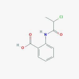 2-[(2-Chloropropanoyl)amino]benzoic acid