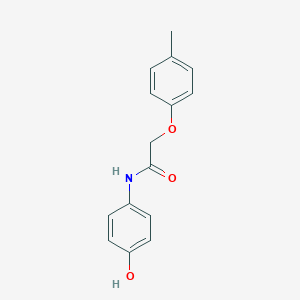 molecular formula C15H15NO3 B310060 N-(4-hydroxyphenyl)-2-(4-methylphenoxy)acetamide 