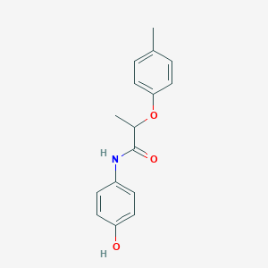 molecular formula C16H17NO3 B310061 N-(4-hydroxyphenyl)-2-(4-methylphenoxy)propanamide 