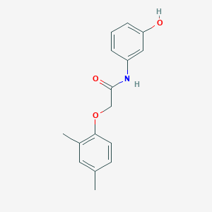 molecular formula C16H17NO3 B310066 2-(2,4-dimethylphenoxy)-N-(3-hydroxyphenyl)acetamide 