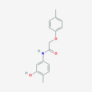 molecular formula C16H17NO3 B310068 N-(3-hydroxy-4-methylphenyl)-2-(4-methylphenoxy)acetamide 