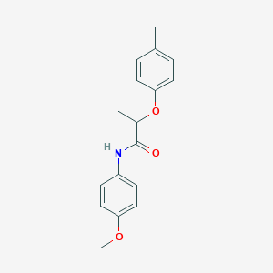 molecular formula C17H19NO3 B310071 N-(4-methoxyphenyl)-2-(4-methylphenoxy)propanamide 