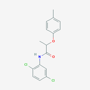 molecular formula C16H15Cl2NO2 B310074 N-(2,5-dichlorophenyl)-2-(4-methylphenoxy)propanamide 