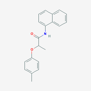 molecular formula C20H19NO2 B310075 2-(4-methylphenoxy)-N-(1-naphthyl)propanamide 