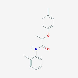 molecular formula C17H19NO2 B310076 2-(4-methylphenoxy)-N-(2-methylphenyl)propanamide 