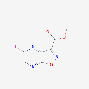 5-Fluoro-isoxazolo[4,5-b]pyrazine-3-carboxylic acid methyl ester