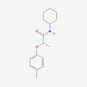 molecular formula C16H23NO2 B310079 N-cyclohexyl-2-(4-methylphenoxy)propanamide 