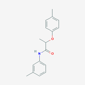 molecular formula C17H19NO2 B310083 2-(4-methylphenoxy)-N-(3-methylphenyl)propanamide 
