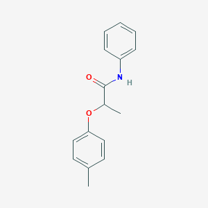 molecular formula C16H17NO2 B310084 2-(4-methylphenoxy)-N-phenylpropanamide 