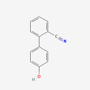 molecular formula C13H9NO B3100842 2-(4-Hydroxyphenyl)benzonitrile CAS No. 137863-68-4