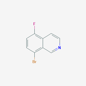 B3100884 8-Bromo-5-fluoroisoquinoline CAS No. 1378874-27-1