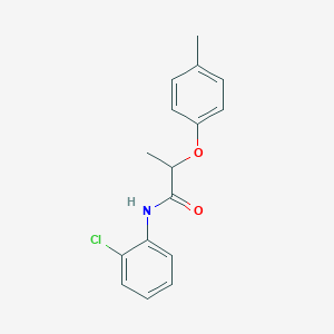 molecular formula C16H16ClNO2 B310090 N-(2-chlorophenyl)-2-(4-methylphenoxy)propanamide 