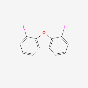 molecular formula C12H6I2O B3100916 4,6-Diiododibenzo[b,d]furan CAS No. 137959-93-4