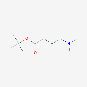 molecular formula C9H19NO2 B3100930 Tert-butyl 4-(methylamino)butanoate CAS No. 138007-25-7